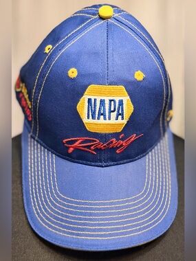 Vintage Michael Waltrip NAPA Racing Bill Davis Racing Embroidered Hat Cap